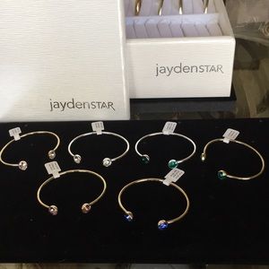 Jayden Star Jewelry-Birthstone Cuff-Bangle -NWT